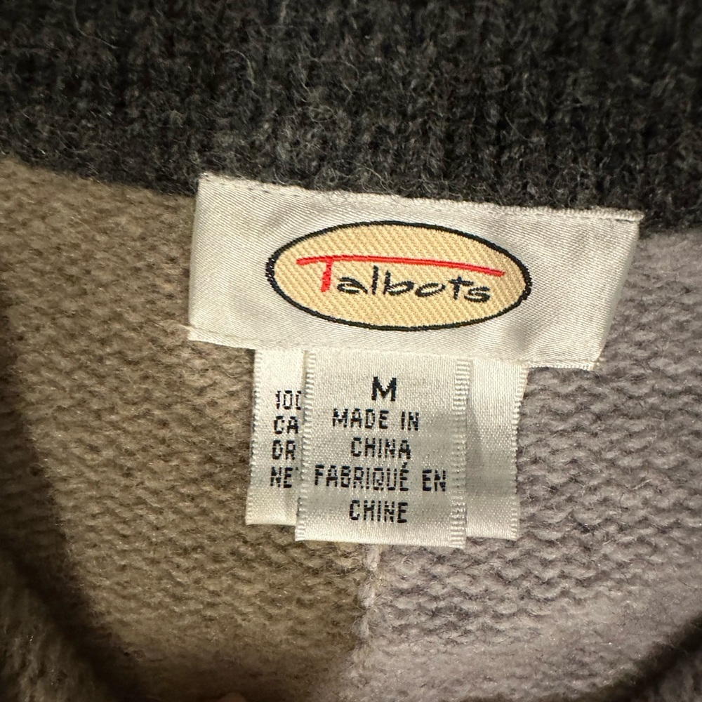 Like New Vintage Talbots Patchwork Pattern Zip-Up… - image 3